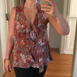NWOT Floral tank top
